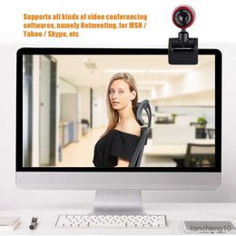 Webcams 10MP Web Camera Live Video High Definition Portable Webcam with for Household Computer Accessories R230728