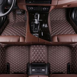 Custom Car Floor Mats For Mitsubishi Pajero Outlander ASX Lancer SPORT EX Zinger FORTIS Grandis Galant all car Non-slip carpet2590