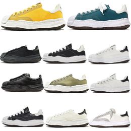 Maison Mihara Yasuhiro Shell Shoes Designer Luxury Mens Sneakers Womens Casual Shoes Retro Elevated Thick Sole Canvas Shoes Leather Black White