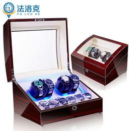 Watch Winders Watch Winder For Automatic Watches Storage Wood Boxes Mechanical Watches Rotating Display Box Japan Mabuchi Motor Rotator Shaker 230727