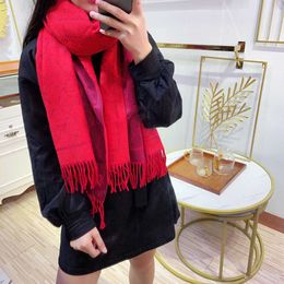 Designer Scarf Winter Cashmere designer scarf high-end soft thick fashion men's and women's luxury Scarves