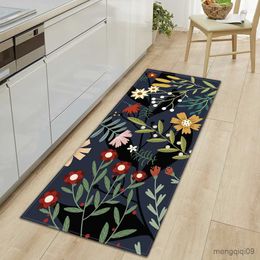 Carpets Custom Kitchen Rug Home Entrance Doormat Living Room Children Bedroom Floor Decor Carpet Bathroom Hallway Door Non-Slip Foot Mat R230728