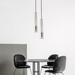 Pendant Lamps Postmodern Nordic Simple Designer Light Living Room Bedroom Restaurant Dining Glass Lamp Home Deco Hanglamp