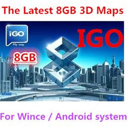 igo maps for car gps 8GB SD TF memory card with car IGO Primo GPS Navigator map for USA Canada Mexico2666