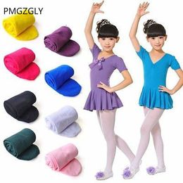 Kids Socks 1 to 7 Y Girls Stockings Tights Leg Pantyhose solid Hosiery Opaque Ballet Dance size S M L Girl 230728