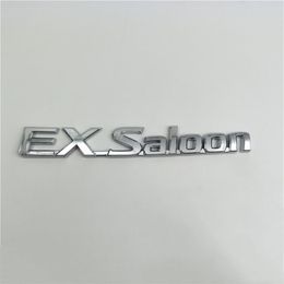 For Nissan Sunny B15 Ex Saloon Silver Chrome Emblems Logo Rear Trunk Nameplate2052