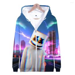 Men's Hoodies 2 To 14 Years Kids Hoodie Candy Band DJ Jacket 3D Full Print Sweatshirt Boys Girls Long Sleeve Coat Children Clothes