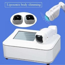 Non-Invasive Skin Firming Liposonic Machine with Dual Cartridges for Body Sculpting, Home and Salon Compatible, HIFU Liposonix Fat Elimination Device