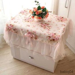 Table Cloth Romantic Bedside Table Cover High Quality Small Fresh Bedside Table Cover Multi Purpose Tablecloths Lace Modern Style Tablecloth R230726