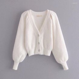 Women's Tracksuits White Three Piece Short Sets Soft V-Neck Single Breasted Cardigan Spaghetti Strap Crop Tops Shorts 2023 Spring Outfit