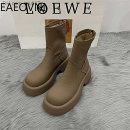 Boots Autumn and Winter Women's Ankle Boots Fashion Zipper Punk Style Short Boots Thick Sole Women's Boots Z230728