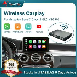 Wireless CarPlay for Mercedes Benz C-Class W205 & GLC 2015-2018 with Android Auto Mirror Link AirPlay Car Play Functions256d