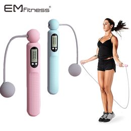 Jump Ropes Professional Skipping Rope Girl Slimming Lose Weight Shaping Fat Burning Counter Cordless Jump Rope Fitness Sports Rope 230729