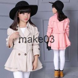 Jackets Girls Fashion Coat Children Spring Cotton Jackets Coats For Girls 2023 Outerwear Autumn Clothing 412 year old Tops J230728