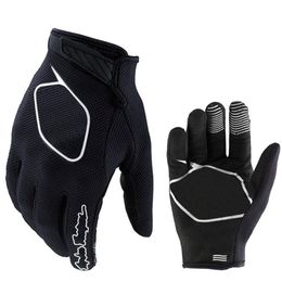 Off-road motorcycle racing gloves Cross-country cycling men and women breathable long-finger gloves304H