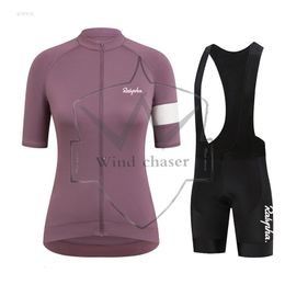 Cycling Jersey Sets WOMEN set PRO TEAM Bike Clothes Summer Bicycle Clothing Set Maillot Conjunto Ropa Ciclismo Raphaful 230728