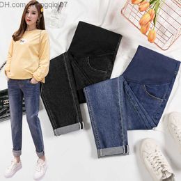 Maternity Dresses New Autumn Pregnant Women's Jeans Pregnant Women's Pants Casual Loose Fit Jeans Pregnant Women's Pants Z230728