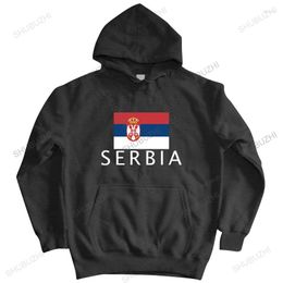 Men's Hoodies Serbia Serbian Serbs Mens Pullover Fashion ' Nation Cotton Hoodie Clothing Zipper Sporting SRB Srbija Ringer Coat