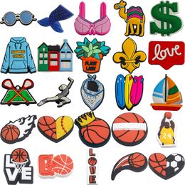 Shoe Parts Accessories Love Charms For Clog Jibbitz Bubble Slides Sandals Basketball Pvc Decorations Christmas Birthday Gift Party Fav Otmby