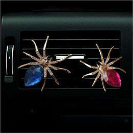 Mini car air outlet perfume lovely spider perfume car decoration accessories 6 Colours spider car outlet perfume atp213352d