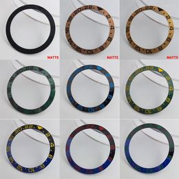 Watch Repair Kits 38 30.7mm Sloping High-quality Ceramic Bezel Insert Applicable To GMT Men's Accessories Non Luminous Modified Access