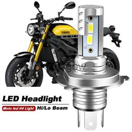 Motorcycle Lighting 1Pc Motorcycle H4 H1S 9003 LED Headlight HiLo Bulbs 4800LM 6000K White CANbus for Yamaha XSR 700 XTribute XSR 900 x0728