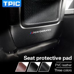 Para bmw e90 f20 f30 f34 f36 x1 e84 acessórios carro capa anti-suja almofada proteger adesivos de pvc guarnição assento traseiro 259o