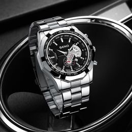 Men watch watches high quality luxury Fashion designer Business waterproof quartz-battery 43mm watch