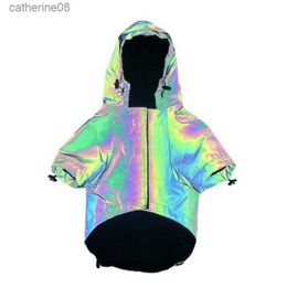 S-5XL Dog Clothes Flashing Pet Dogs Hoodie For Dog Coat Windbreaker Reflective Clothing For Large Small Dogs Puppy et Pug L230621