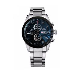 2023 Mens Watches Japan Quartz VK Movement Automatic Date Dial Male Clock Design Man Sports Fitness Wrist Watch328H