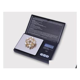 Bilance per uso domestico Mini bilancia digitale tascabile di alta qualità 100G X 0.01G Cucina di precisione elettronica per gioielli precisi con retroilluminazione a LED Dhu3M