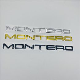 Car Accessories For Mitsubishi Montero Rear Trunk Tailgate Emblem Side Door Fender Logo Words Nameplate Decal276w