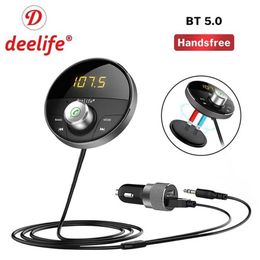 Car bluetooth hands- kit bluetooth mp3 player FM transmitter audio receiver2156