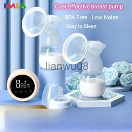 Breastpumps Double Electric Breast Pump Portable Rechargeable Big LED Screen Display BPAFree Breastfeeding Electric Breast Milk Pump Suction x0726