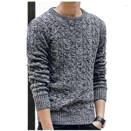 Men's Sweaters Mens 2023 Fahsion O Neck Winter Sweater Men Pullover Long Sleeve Casual Jumper Fashion Clothes
