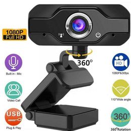 Webcams Webcam Web Camera With Microphone PC Camera 1080p 4K Web For Computer Full For PC Web Webcam Camera