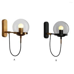 Wall Lamp Bedroom Indoor El Night E27 Light Decoration Entryway Lighting