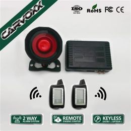 Alarme de carro bidirecional PKE com partida remota do motor e entrada sem chave X6-B295x