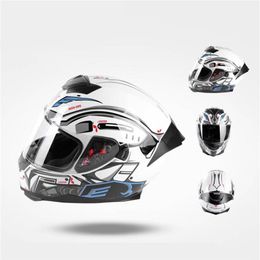 JIEKAI motorcycle helmet men's winter racing four seasons universal safety personality full helmet211u