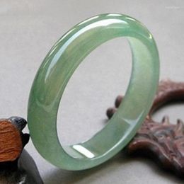 Bangle Send Certificate Real Grade A Jades Bangles Women Healing Jewelry Genuine Natural Burma Green Jade Jadeite Bracelets