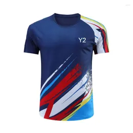 Men's T Shirts 2023 And Women's Short-sleeved Youth Sportswear Badminton Tennis 3D Printed Summer T-shirt