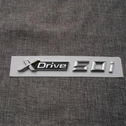 XDrive 50i Letter Number Trunk Rear Letters Emblems Decal Sticker for BMW X5 X6259q