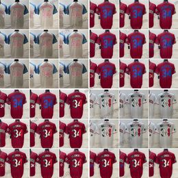 34 Fernando Valenzuela 2023 Baseball Jerseys World Cup All Various Styles White Red Blue Stitched Jersey Men Size S-3XL