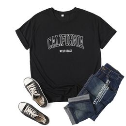 Women's T-Shirt California West Women T Shirt Girl Graphic Printed Fashion Harajuku Streewear Clothes Causal Female Y2K Tops Tee 230728