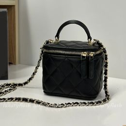 Womens Crossbody Bags Shoulder Bag Designer Mini Lipstick Case Cosmetic Bag Leather Belt Bag One Handle Zipper Ladies Tote Handbags