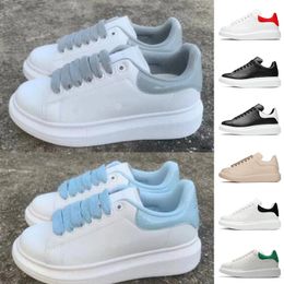 New Designers low top leather sneakers Casual Shoes White Black Leather Velvet Espadrilles Trainers Mens Women Flats Lace Up Platform Outdoor Shoes