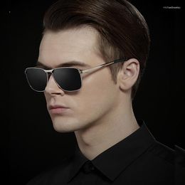 Sunglasses 2023 Oval Vintage Polarized Men Retro Driving Fishing Designer Sun Glasses UV400 Eyewear For Ladies