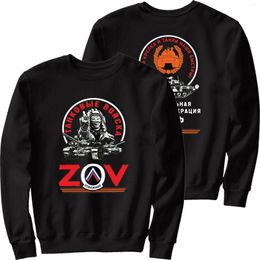 Men's Hoodies Russia ZOV Military Operations Russian Tank Forces Sweatshirts Cotton Comfortable Casual Mens Personalized Streetwear