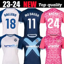 CD Tenerife 23 24 ELADY soccer jerseys Shashoua Mellot Michel Mollejo 2023 camisetas de futbol JAVI ALONSO PABLO LARREA AITOR SANZ home away Football Shirt