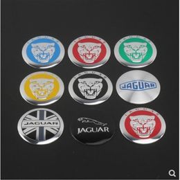 4pcs sets 56 5mm R Racing logo Stickers Auto Car Wheel Centre Hub Caps sticker for JAGUAR XF XJ XJS XK S-TYPE X-TYPE2267